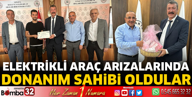 Elektrikli araç arızlarında donanım sahibi oldular