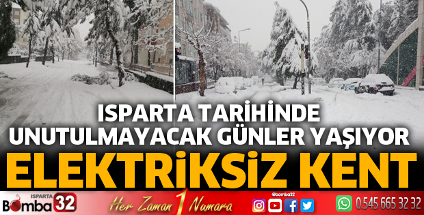 Elektriksiz kent ISPARTA