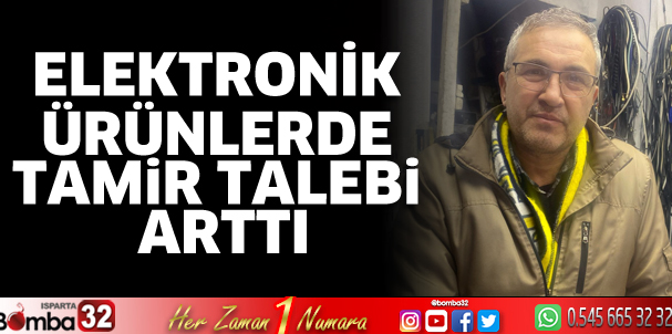 Elektronik ürünlerde tamir talebi arttı