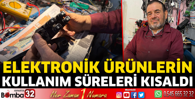 Elektronik ürünlerin kullanım süreleri kısaldı