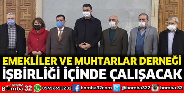 Emekliler ve Muhtarlar Derneği işbirliği yapacak