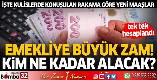 Emekliye büyük zam! İşte kulislerde konuşulan orana göre yeni maaşlar