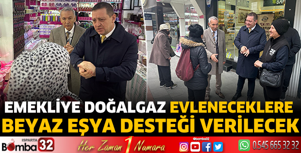 Emekliye doğalgaz, evleneceklere beyaz eşya desteği verilecek