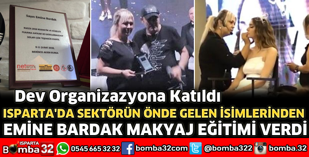 EMİNE BARDAK MAKYAJ EĞİTİMİ VERDİ