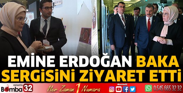 Emine Erdoğan BAKA Sergisini ziyaret etti