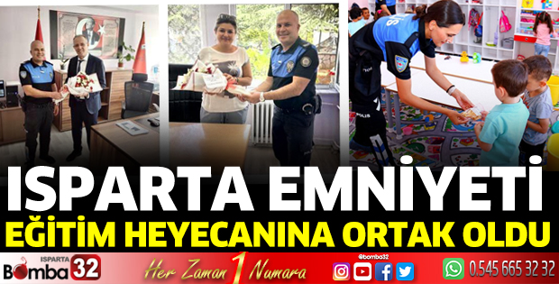 Emniyet ekipleri öğrencilerin heyecanına ortak oldu