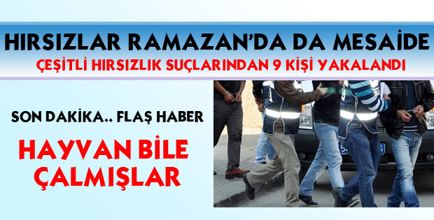 EMNİYET HIRSIZLARA GÖZ AÇTIRMIYOR
