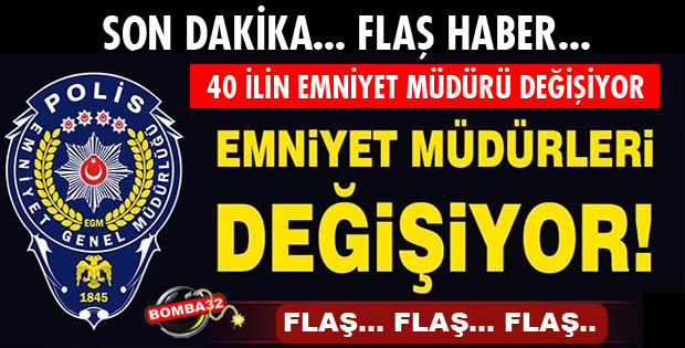 EMNİYET MÜDÜRLERİ YENİ KARARNAME