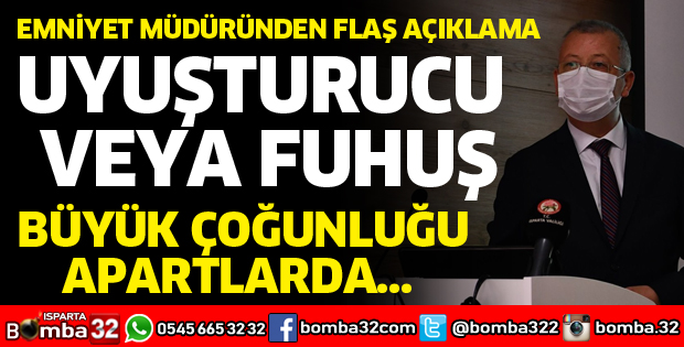 EMNİYET MÜDÜRÜ APARTLARA DİKKAT ÇEKTİ