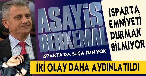 EMNİYET SUÇLULARA GÖZ AÇTIRMIYOR