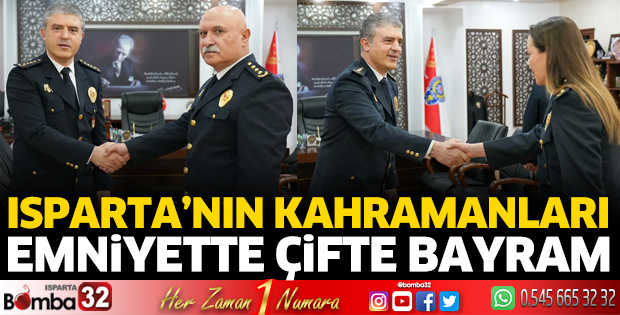 Emniyette çifte bayram