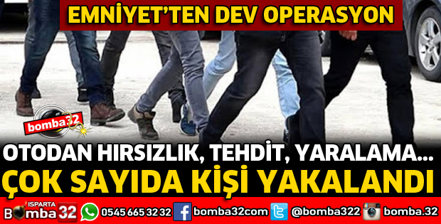 EMNİYETTEN DEV OPERASYON 