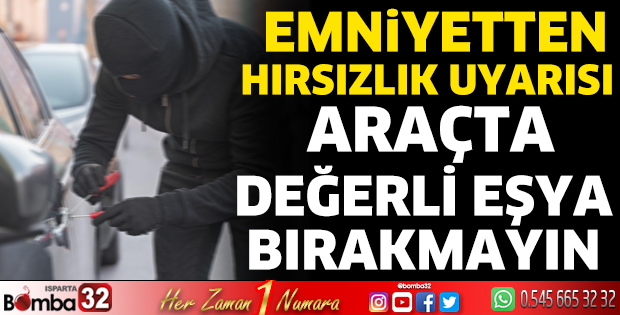 Emniyetten hırsızlık uyarısı