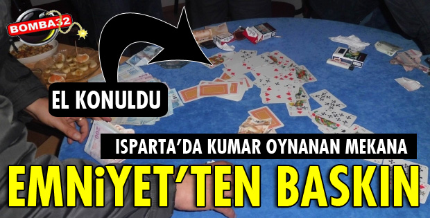 EMNİYET'TEN KUMAR BASKINI