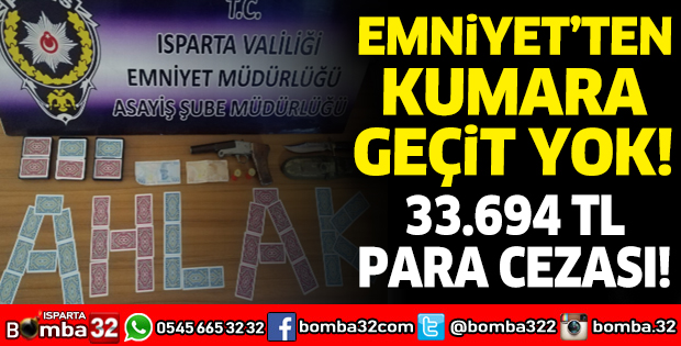 Emniyet'ten kumara geçit yok!