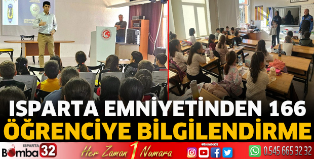 Emniyetten öğrencilere bilgilendirme