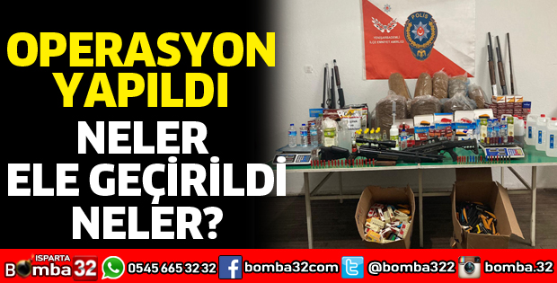 Emniyetten operasyon