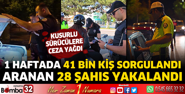 Emniyetten sıkı denetim