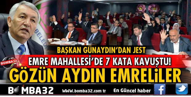 EMRE MAHALLESİ’NDE YENİDEN 7 KAT