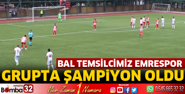 Emrespor grubunda şampiyon oldu