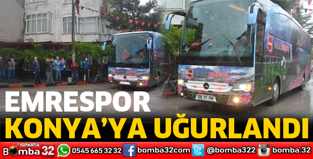 Emrespor Konya'ya uğurlandı