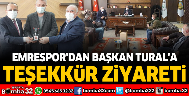 Emrespor'dan Başkan Tural'a teşekkür ziyareti