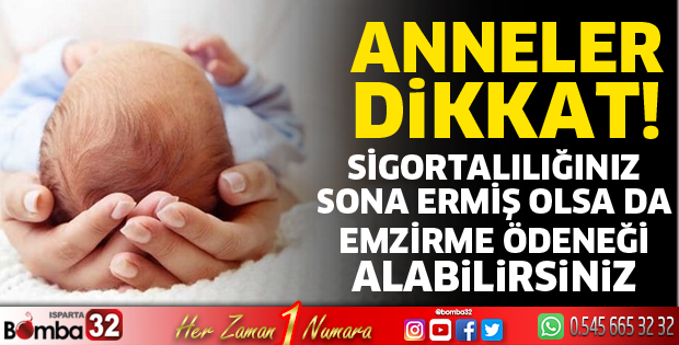 Emzirme ödeneğinden faydalanabilirsiniz