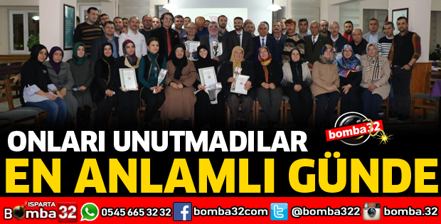 EN ANLAMLI GÜNDE ONLARI UNUTMADILAR