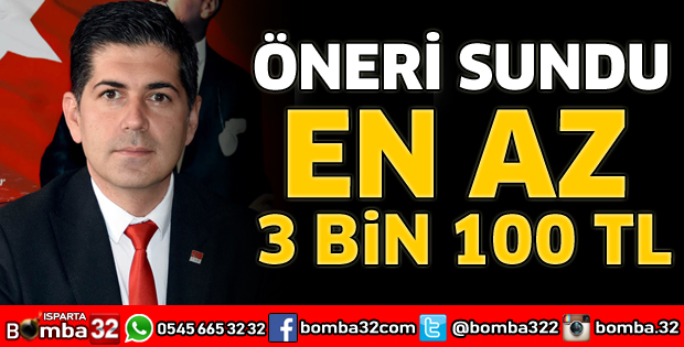EN AZ 3 BİN 100 TL
