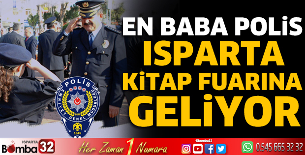 En Baba Polis Isparta Kitap Fuarına geliyor