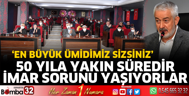 En büyük ümidimiz sizsiniz