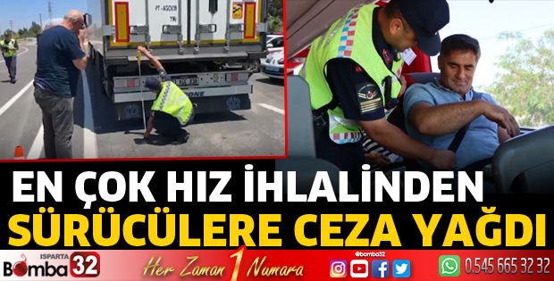 En çok hız ihlalinden ceza yağdı