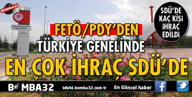 EN ÇOK İHRAÇ SDÜ'DE