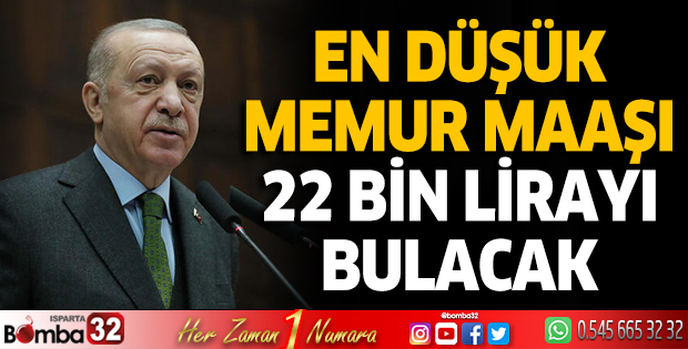 En düşük memur maaşı 22 bin lirayı bulacak