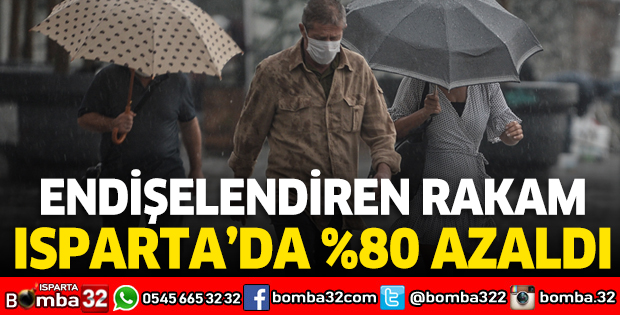 Endişelendiren rakam: Isparta'da yüzde 80 azaldı...