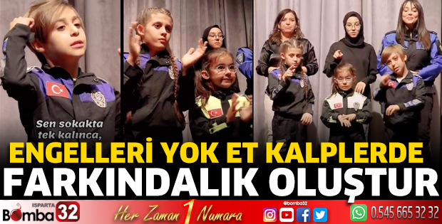 Engelleri yok et kalplerde farkındalık oluştur