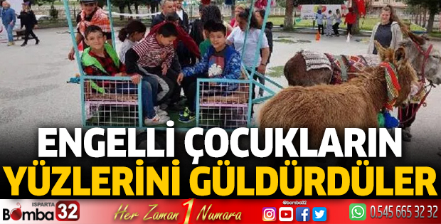 Engelli öğrenciler eğlendi