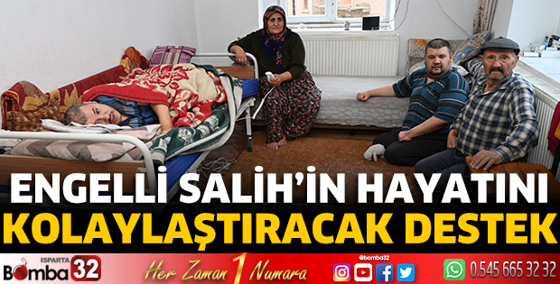 Engelli Salih’in hayatını kolaylaştıracak destek