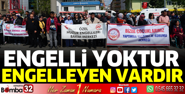 Engelli yoktur, engelleyen vardır