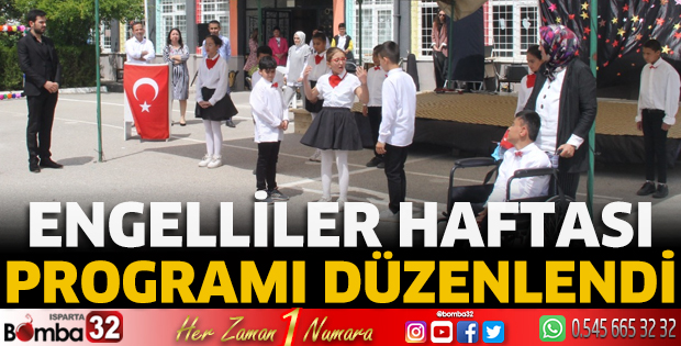 Engelliler Haftası programı düzenlendi