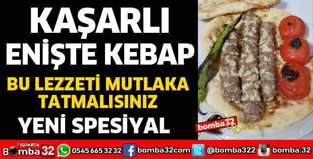 ENİŞTE KEBAP'TAN YENİ KAŞARLI KEBAP