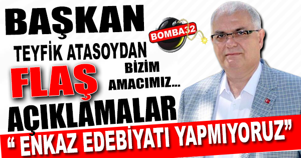 Enkaz edebiyatı yapmıyoruz