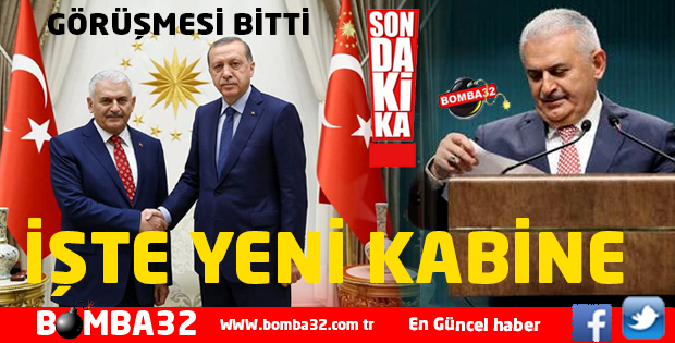 ERDOĞAN YILDIRIM GÖRÜŞMESİ BİTTİ, İŞTE YENİ KABİNE