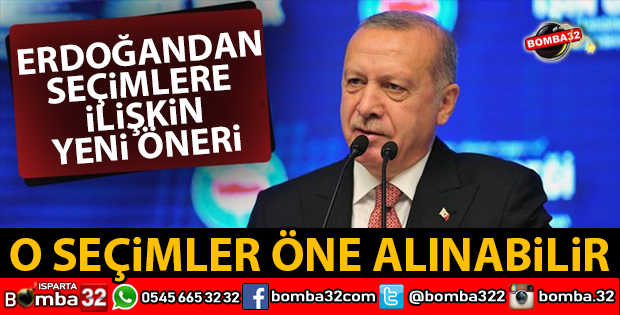 ERDOĞANDAN SEÇİMLERE İLŞKİN YENİ ÖNERİ