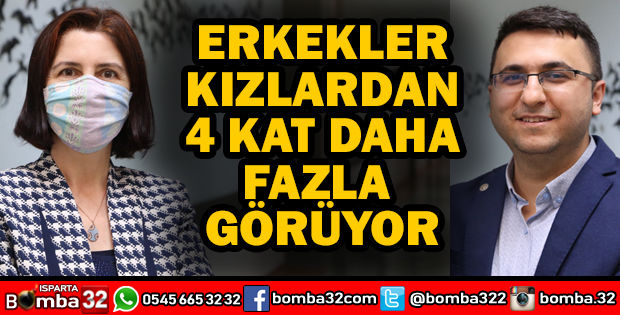 ERKEKLER KIZLARDAN 4 KAT FAZLA GÖRÜYOR
