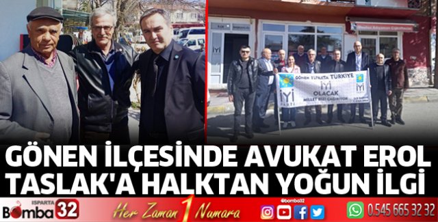 Erol Taslak'a halktan yoğun ilgi