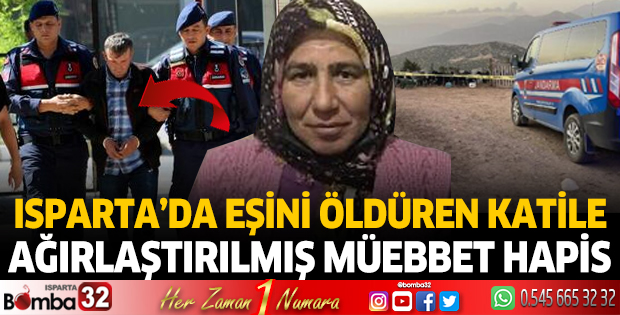 Eş katiline indirimsiz ağırlaştırılmış müebbet hapis cezası