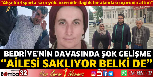 Eşini boğup, cesedi uçurumdan attığını itiraf etmişti