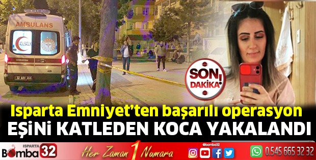 Eşini öldüren koca yakalandı 