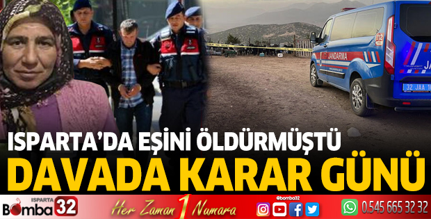 Eşini öldüren kocanın cezası belli olacak